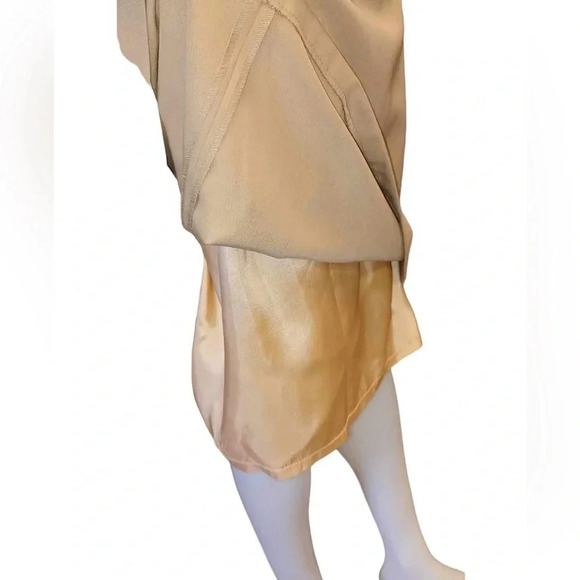 Town & Country A Line Tan Skirt Size 10 - Picture 4 of 8